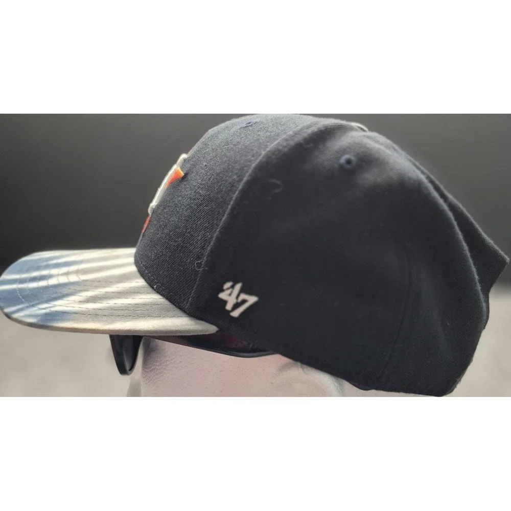 Houston Astros‎ blue adjustable fit hat embordered team logo tie-dye bill MLB